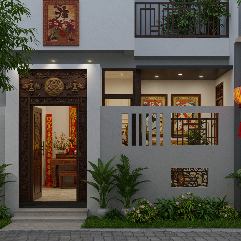 xác định hướng nhà hợp tuổi