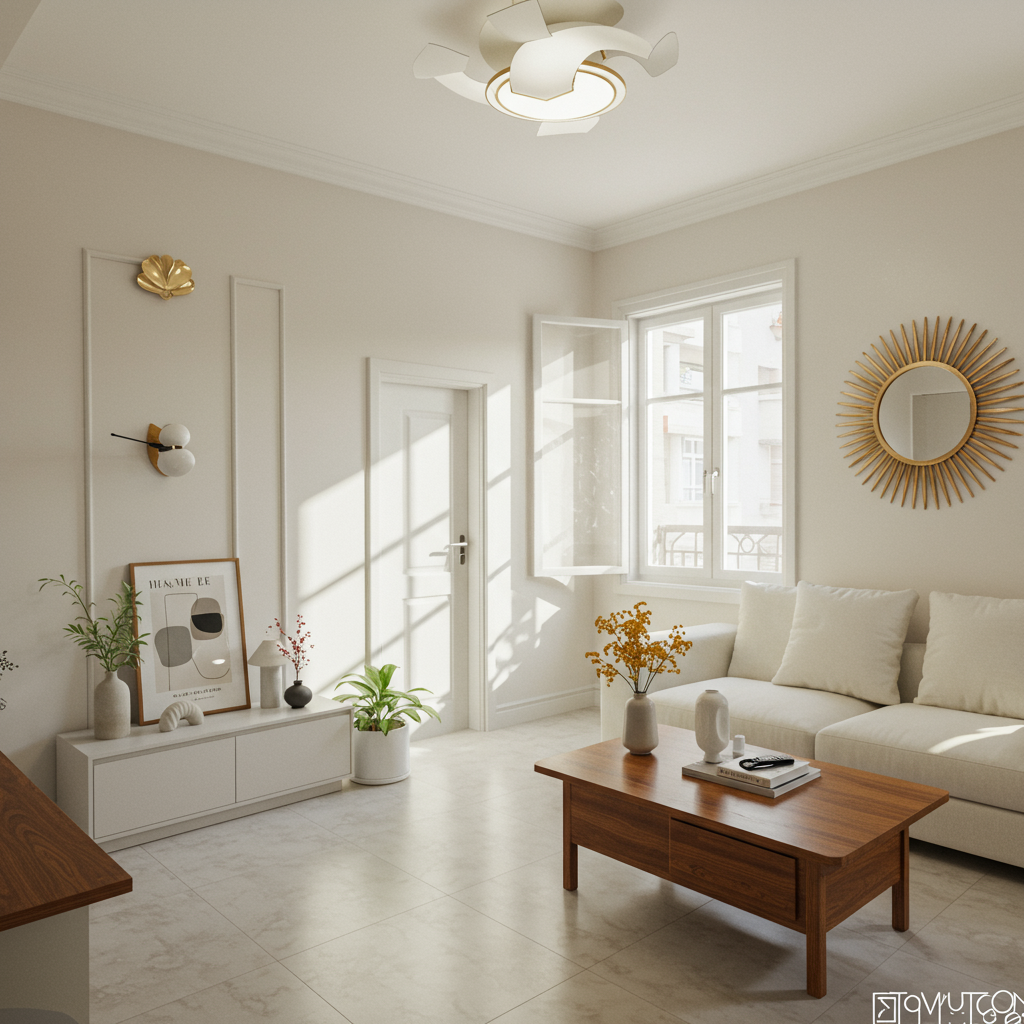 Sử Dụng Gương Và Bề Mặt Phản Chiếu Để Tăng Hiệu Ứng Ánh Sáng
