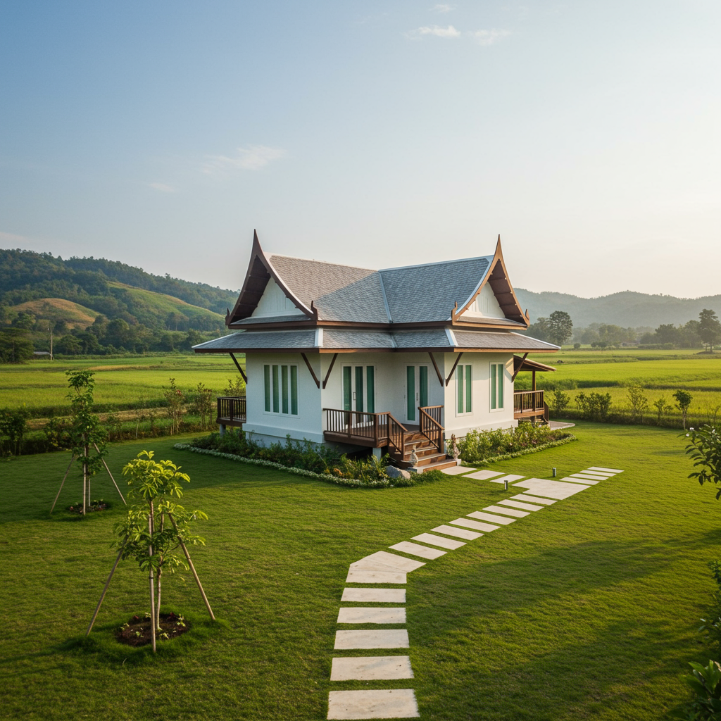 nhà cấp 4 không có cột bê tông