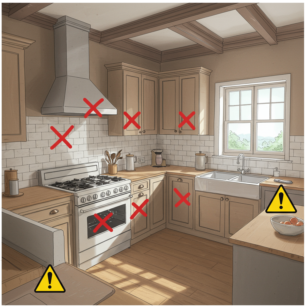 Tránh Các Đại Kỵ Khi Bố Trí Bếp