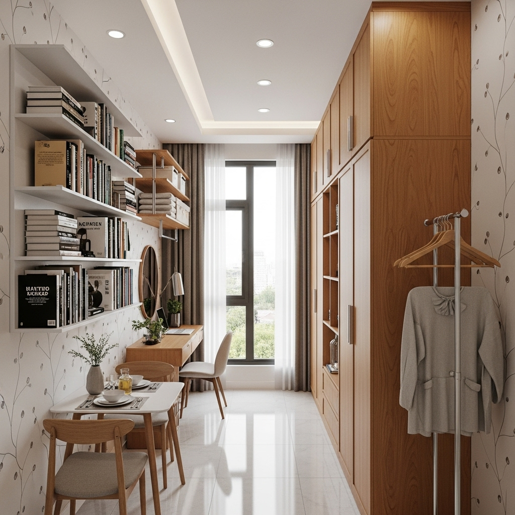 Tận dụng chiều cao – mẹo bố trí nội thất thông minh