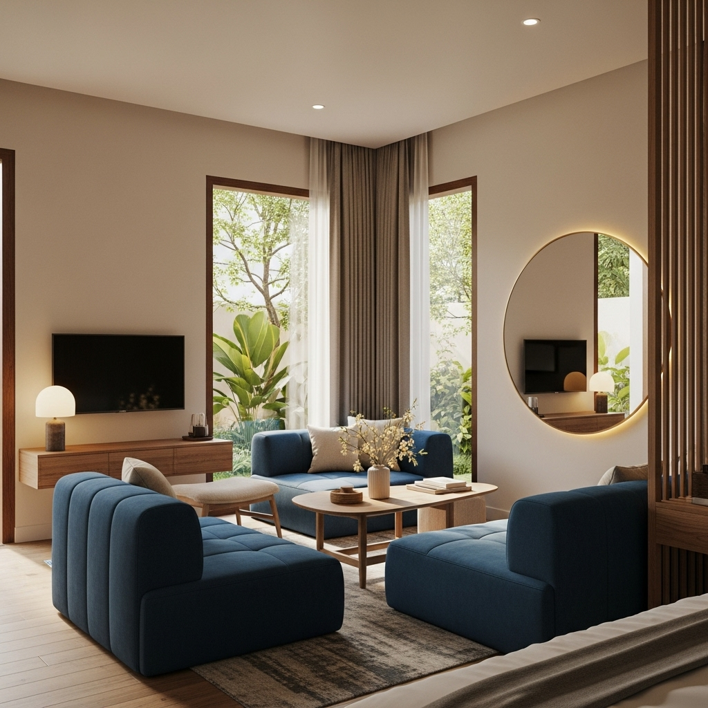 Bếp Phong Thủy – Gương – Phản chiếu năng lượng, cần đặt đúng vị trí