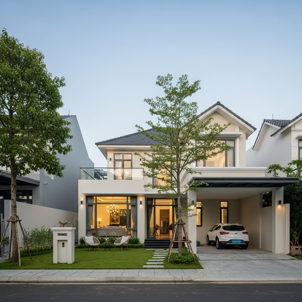 Thiết kế nhà chữ L 1 tầng – Không gian linh hoạt, tiện nghi chỉ với 750 triệu - 10 Mẫu Nhà