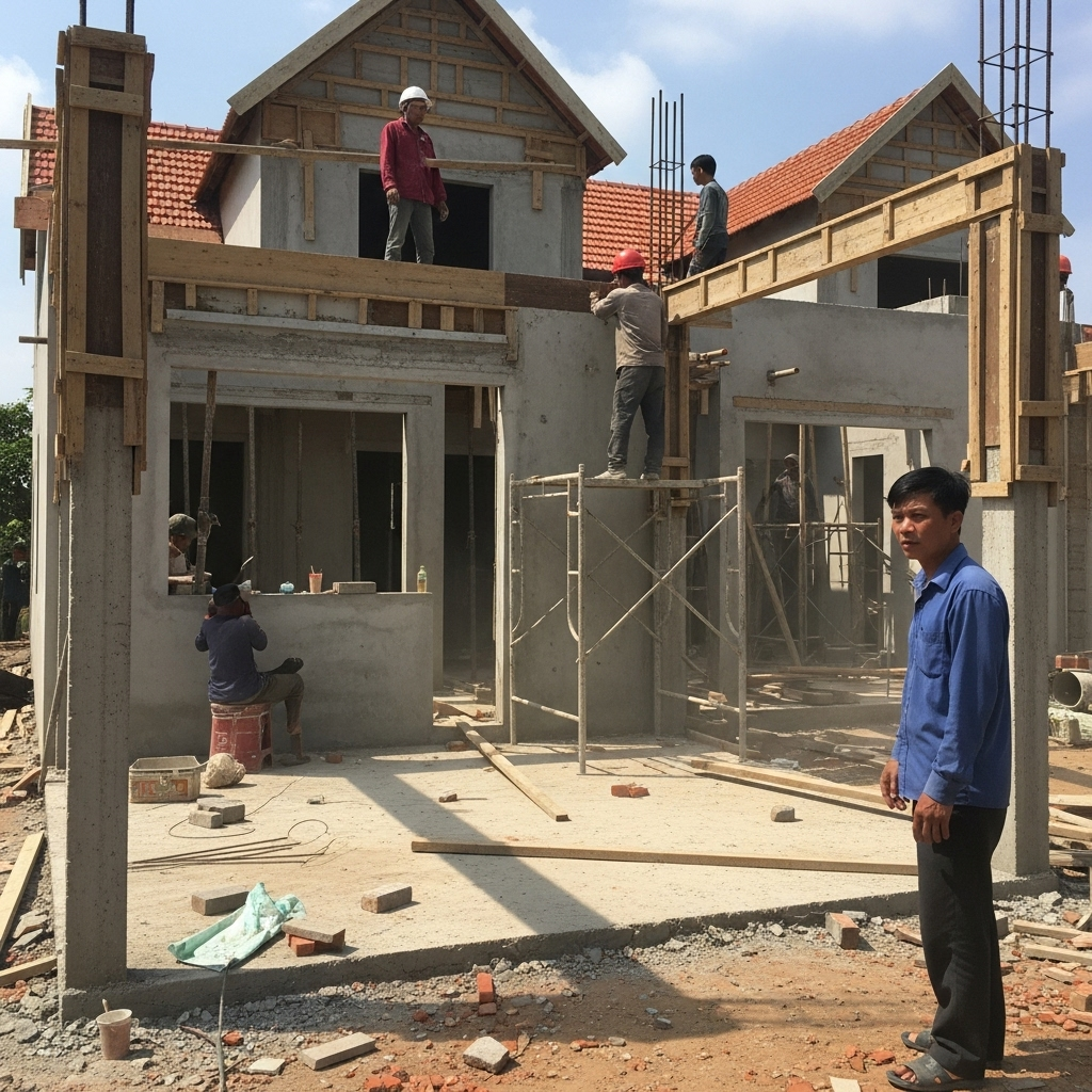 Lỗi Xây Nhà Lần Đầu #3: Thiếu Giám Sát Và Kiểm Soát Thi Công