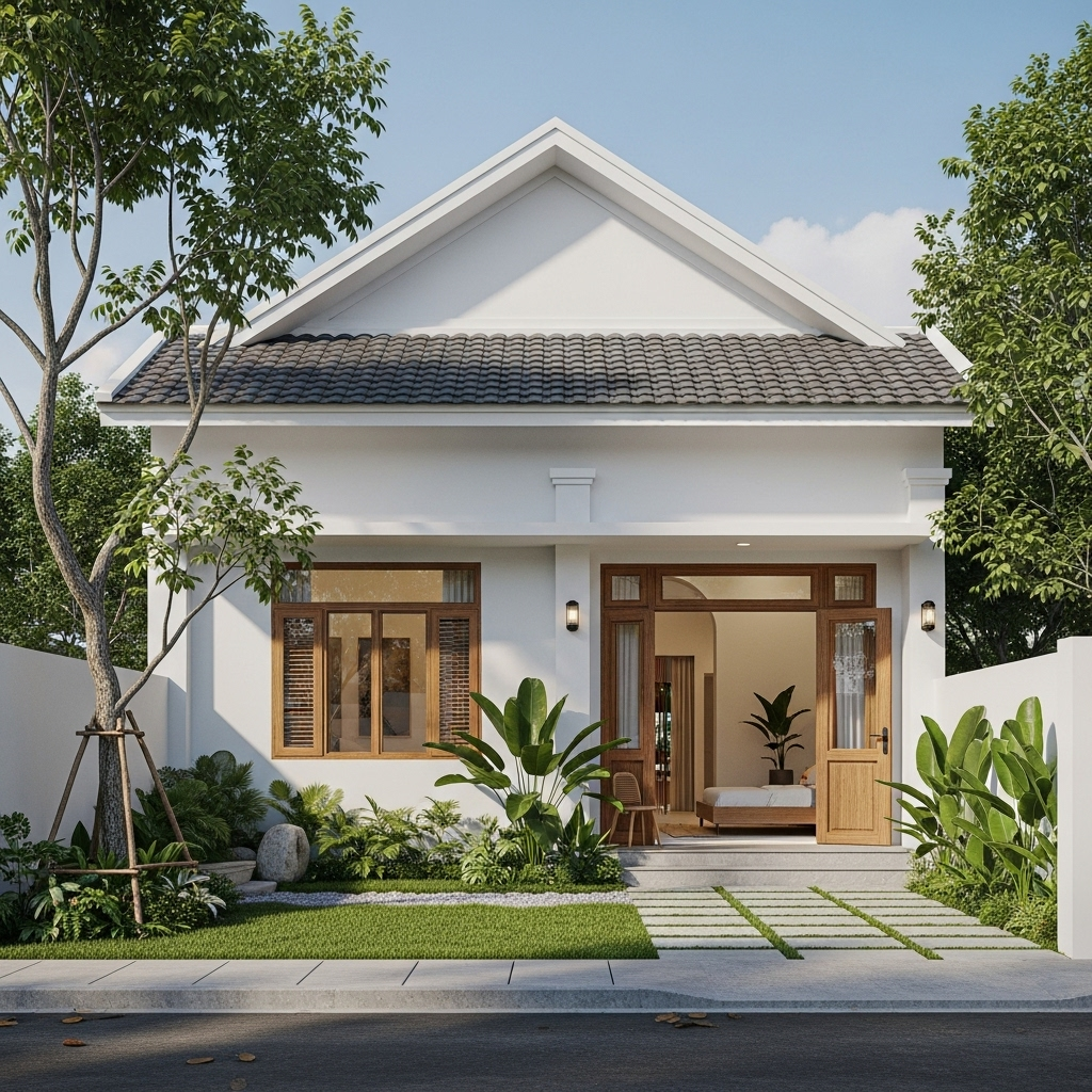 Lựa Chọn Nhà 1 Tầng – Tiết Kiệm, Tiện Lợi Cho Gia Đình Nhỏ