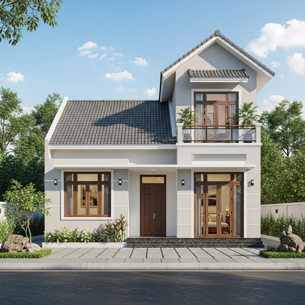 Top 10 Mẫu - Nhà Cấp 4 Có Gác Lửng Tiện Nghi