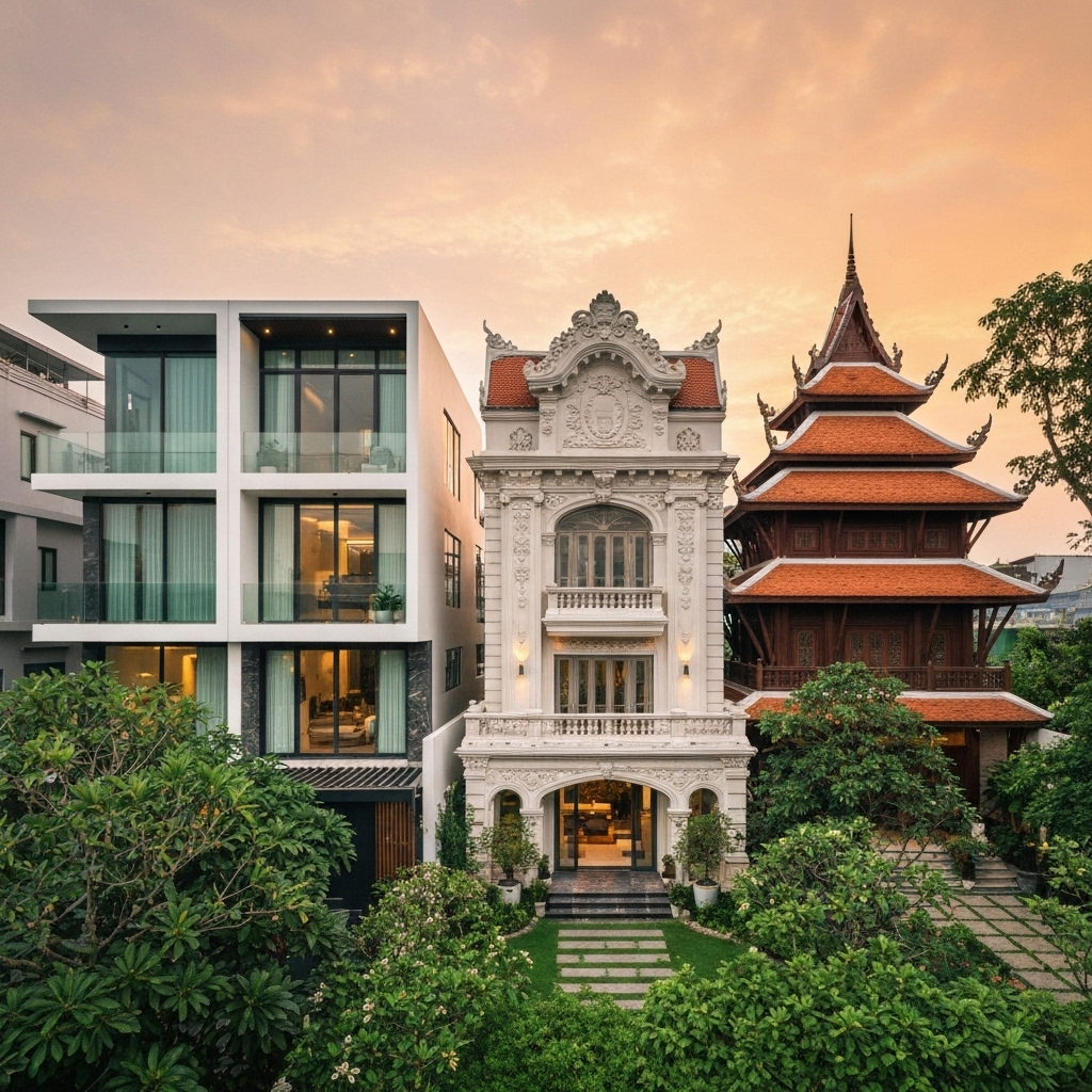 Nhà phố hiện đại – Tối giản và tối ưu công năng