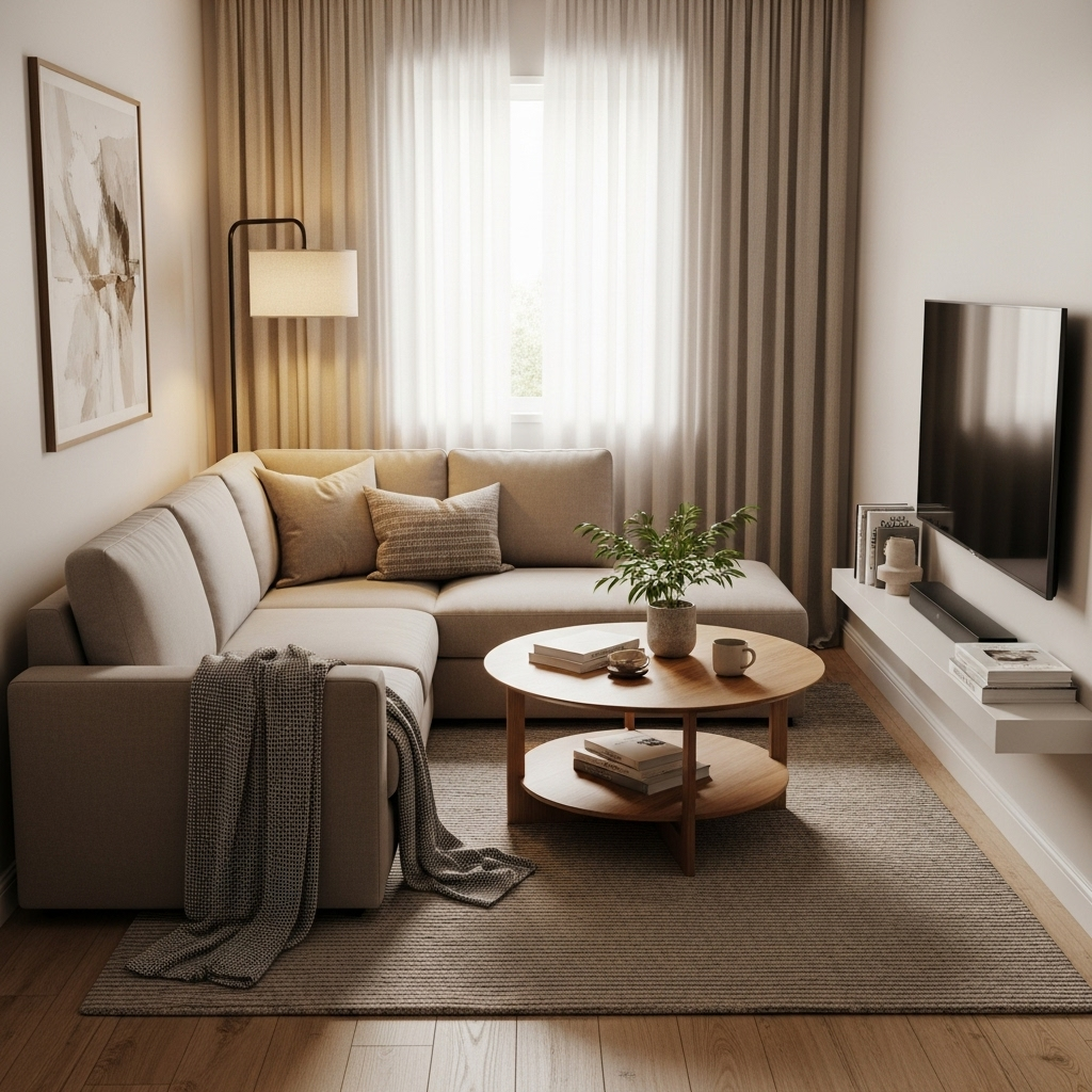 Nguyên tắc phối hợp sofa và bàn trà, Phong thủy phòng khách
