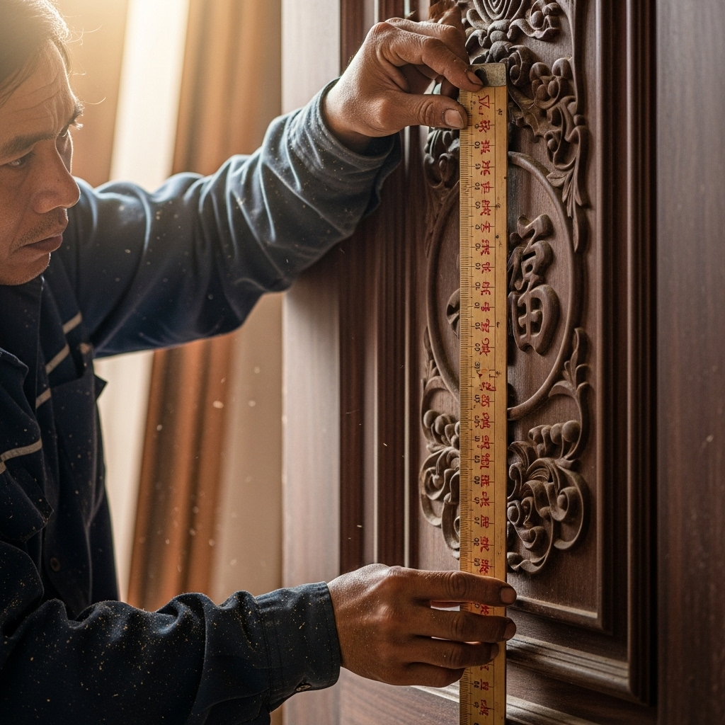 Chất liệu và màu sắc cửa chính