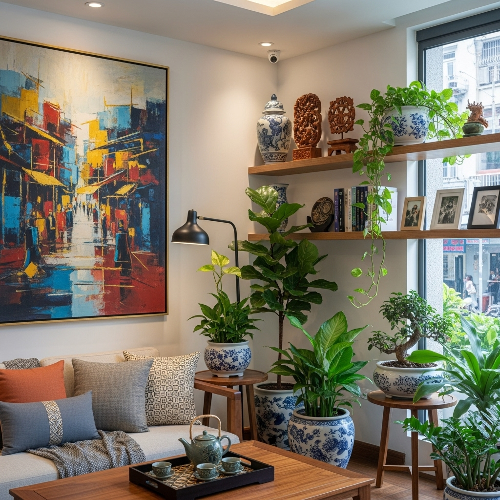 Yếu tố phong thủy trong thiết kế phòng khách