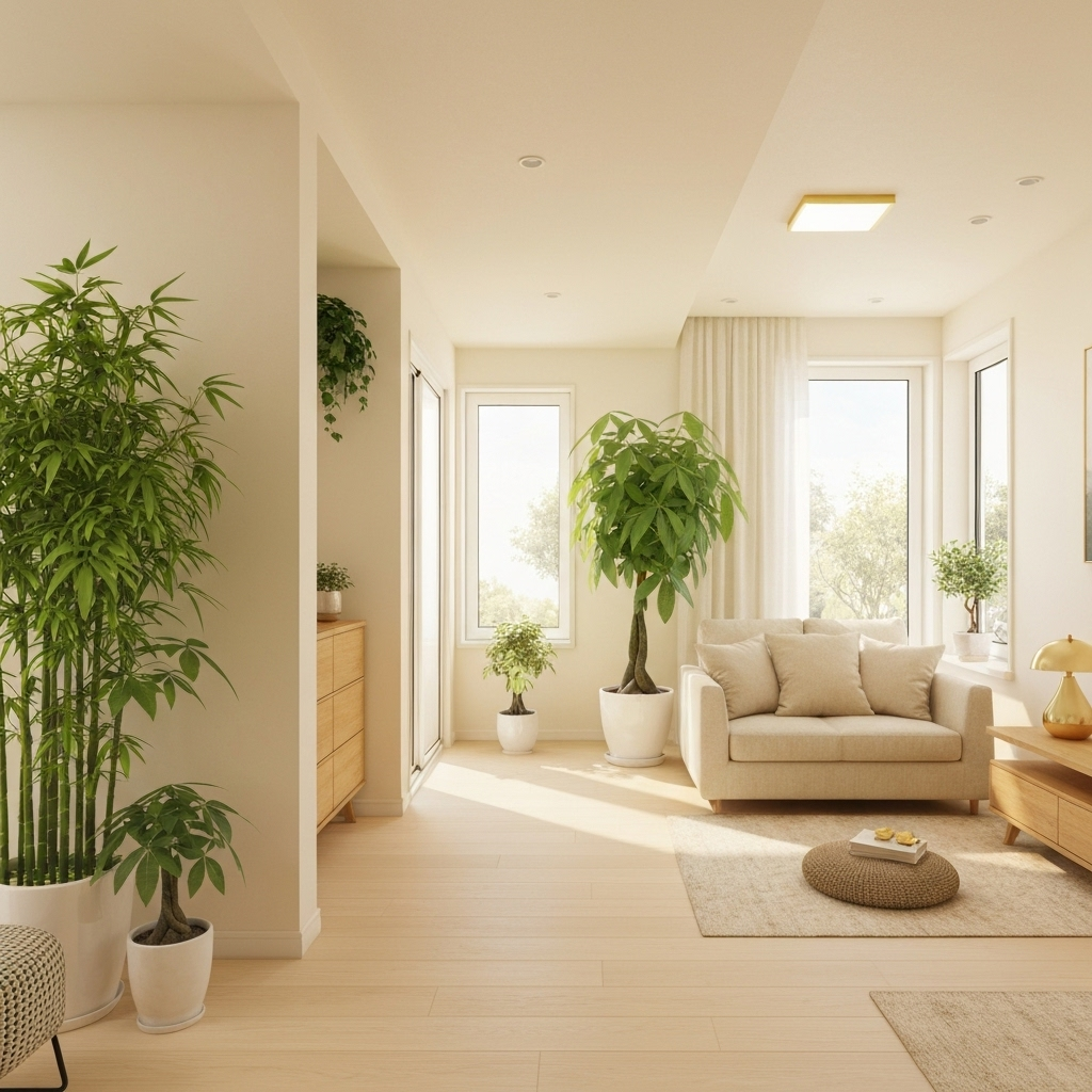 Nguyên Tắc Phong Thủy: Sử dụng cây xanh để tăng vượng khí