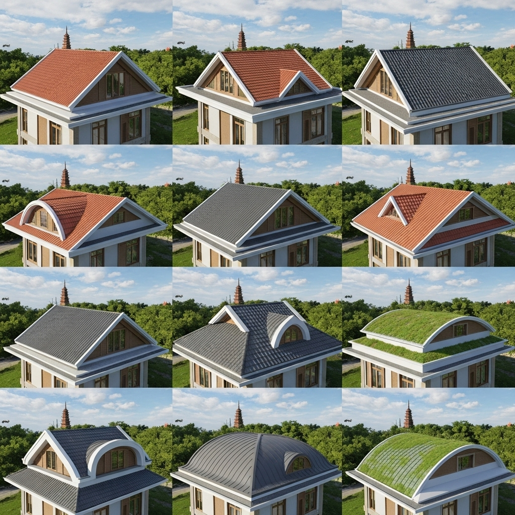 Ý nghĩa phong thủy của mái nhà, phong thủy mái nhà