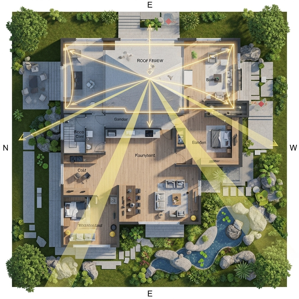 Màu mái nhà hợp tuổi – hợp mệnh