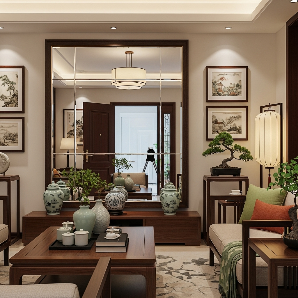 Lỗi 3 – Gương đặt sai vị trí, lỗi phong thủy