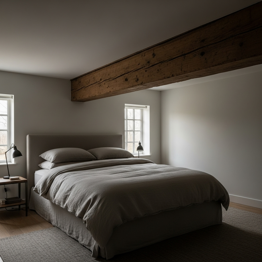 Lỗi 4 – Giường ngủ đặt dưới xà ngang