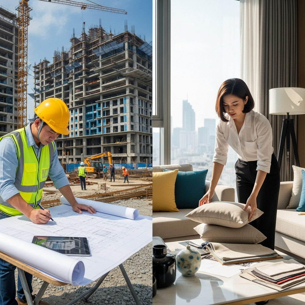 Khi nào cần kiến trúc sư – khi nào cần nhà thiết kế nội thất