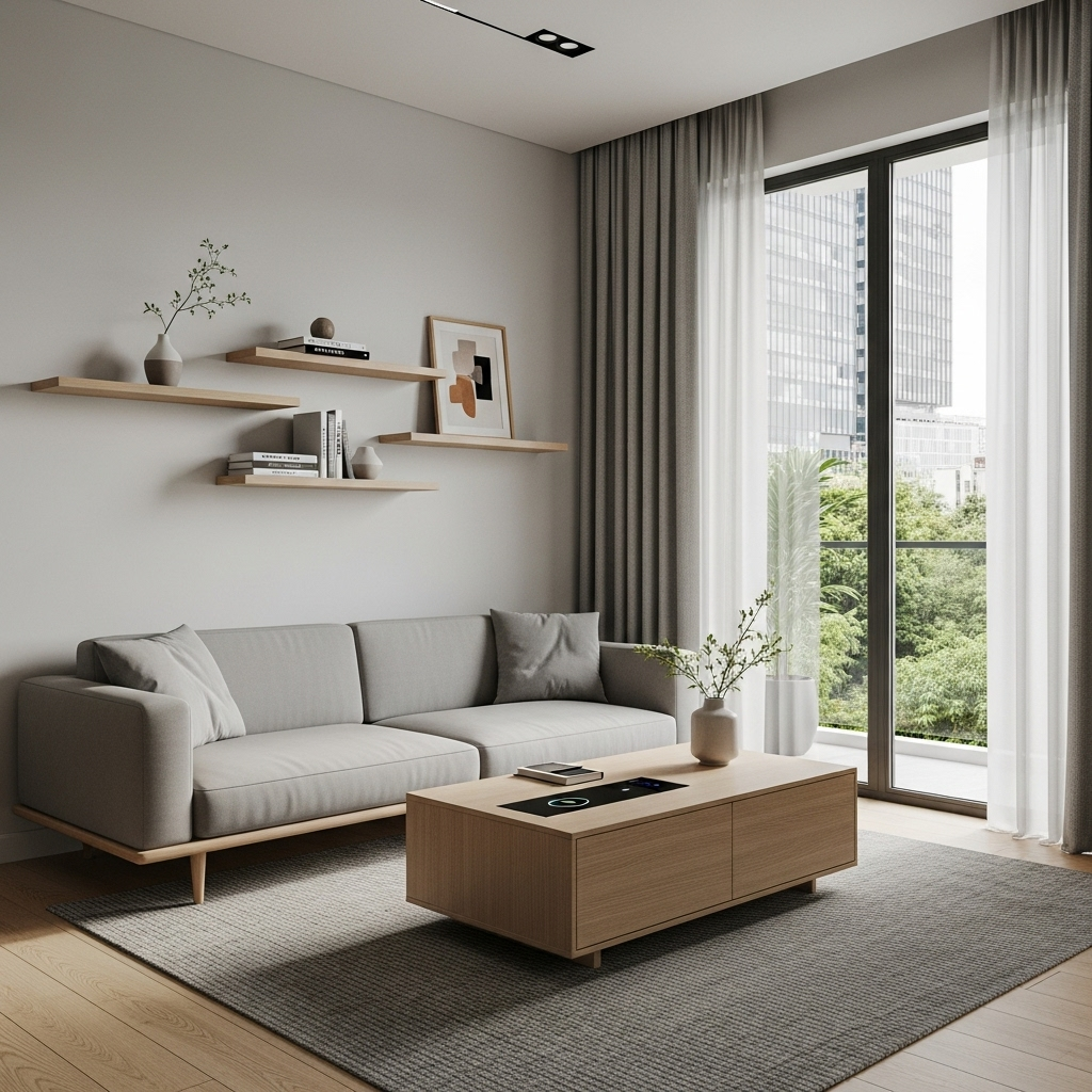 Thiết kế nội thất tối giản với đồ dùng tinh tế – ít mà chất