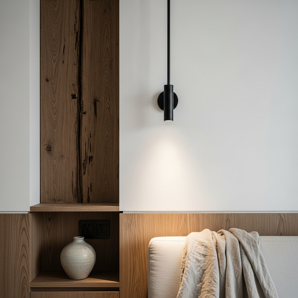 Màu sắc và chất liệu trong thiết kế nội thất tối giản