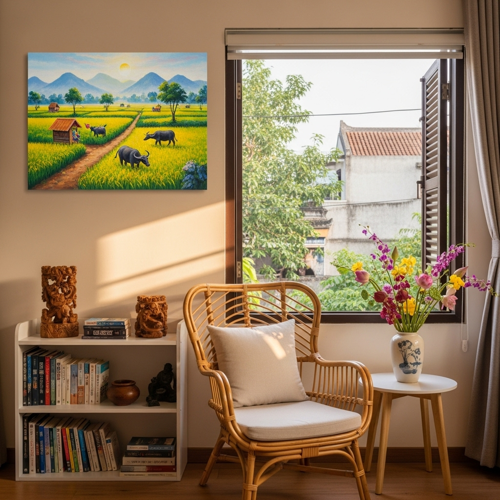 Giữ không gian “thở” – nhưng vẫn có điểm nhấn cá nhân