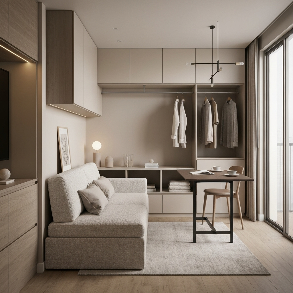 Thiết kế nội thất đa năng – Xếp gọn linh hoạt cho nhà nhỏ