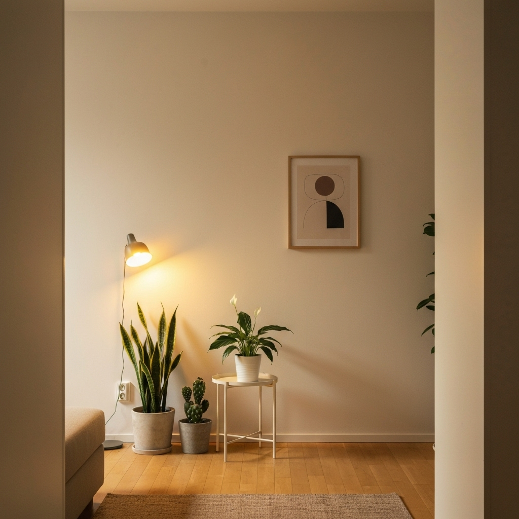 Thêm cây xanh & decor nhẹ nhàng