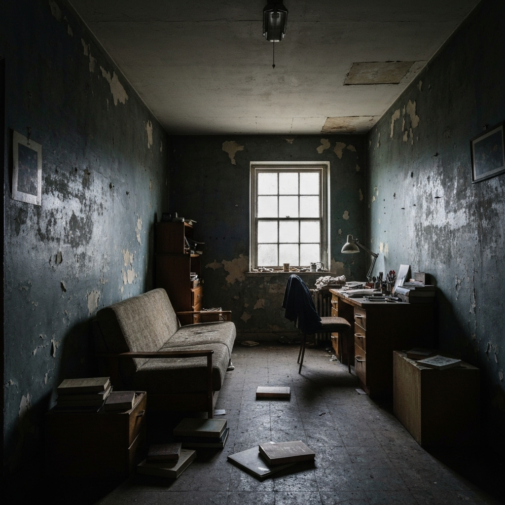 Trước cải tạo: Phòng riêng chật, tối và thiếu điểm nhấn, Cải Tạo Phòng