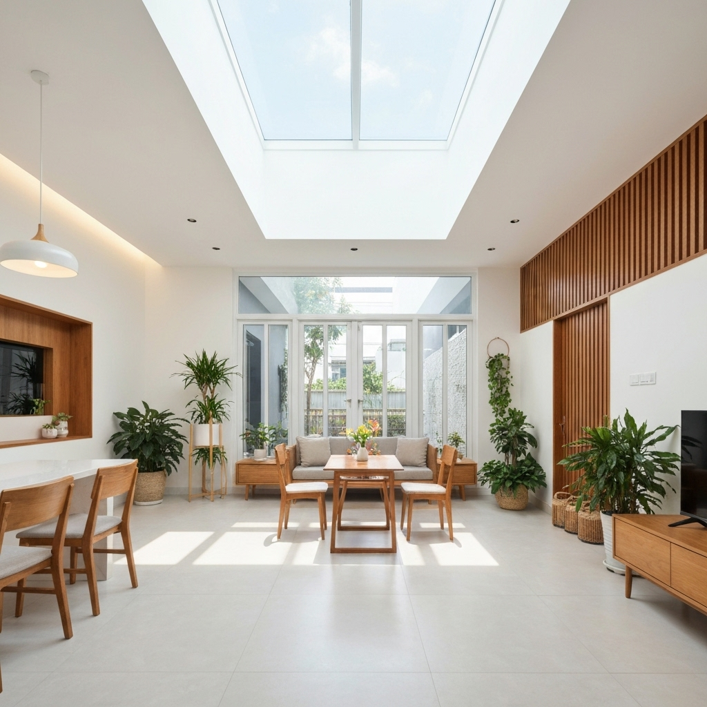 Sau cải tạo – Không gian mở và tối ưu ánh sáng tự nhiên