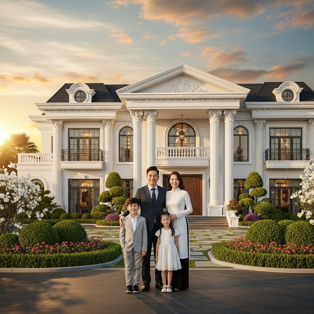 Ưu điểm khi chọn thiết kế biệt thự tân cổ điển