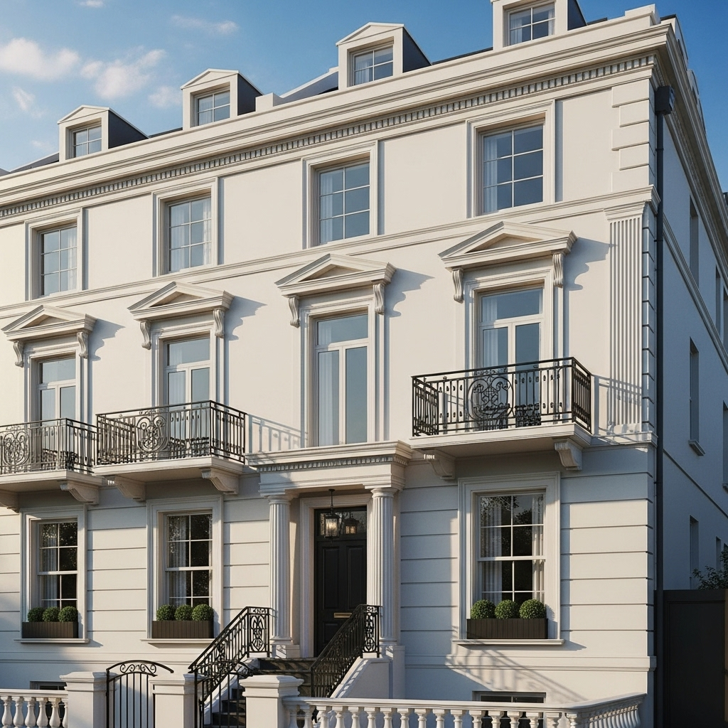 Mẫu 4 – Tân cổ điển sang trọng