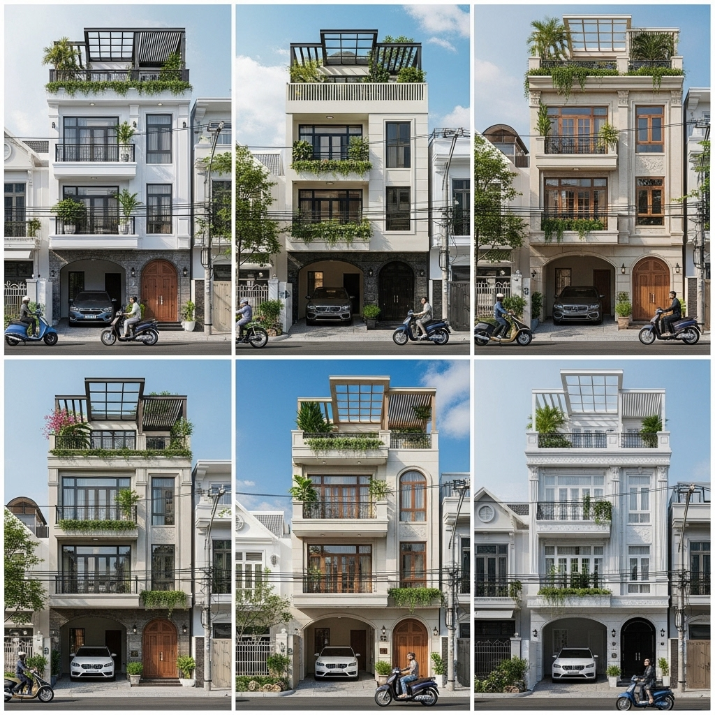 Các mẫu còn lại kết hợp nhiều phong cách đa dạng