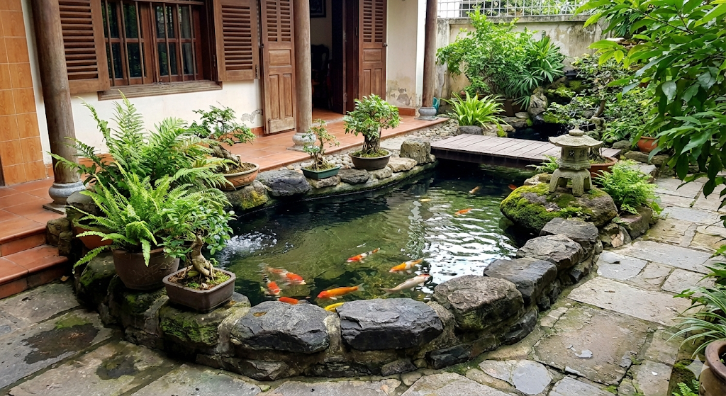 Xây hồ cá theo phong thủy (7)