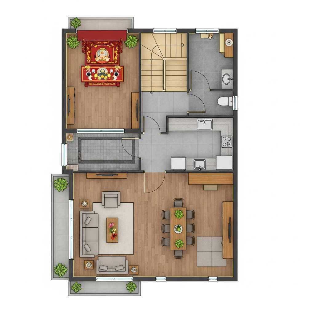 Nhà Thờ Kết Hợp Nhà Ống (1)