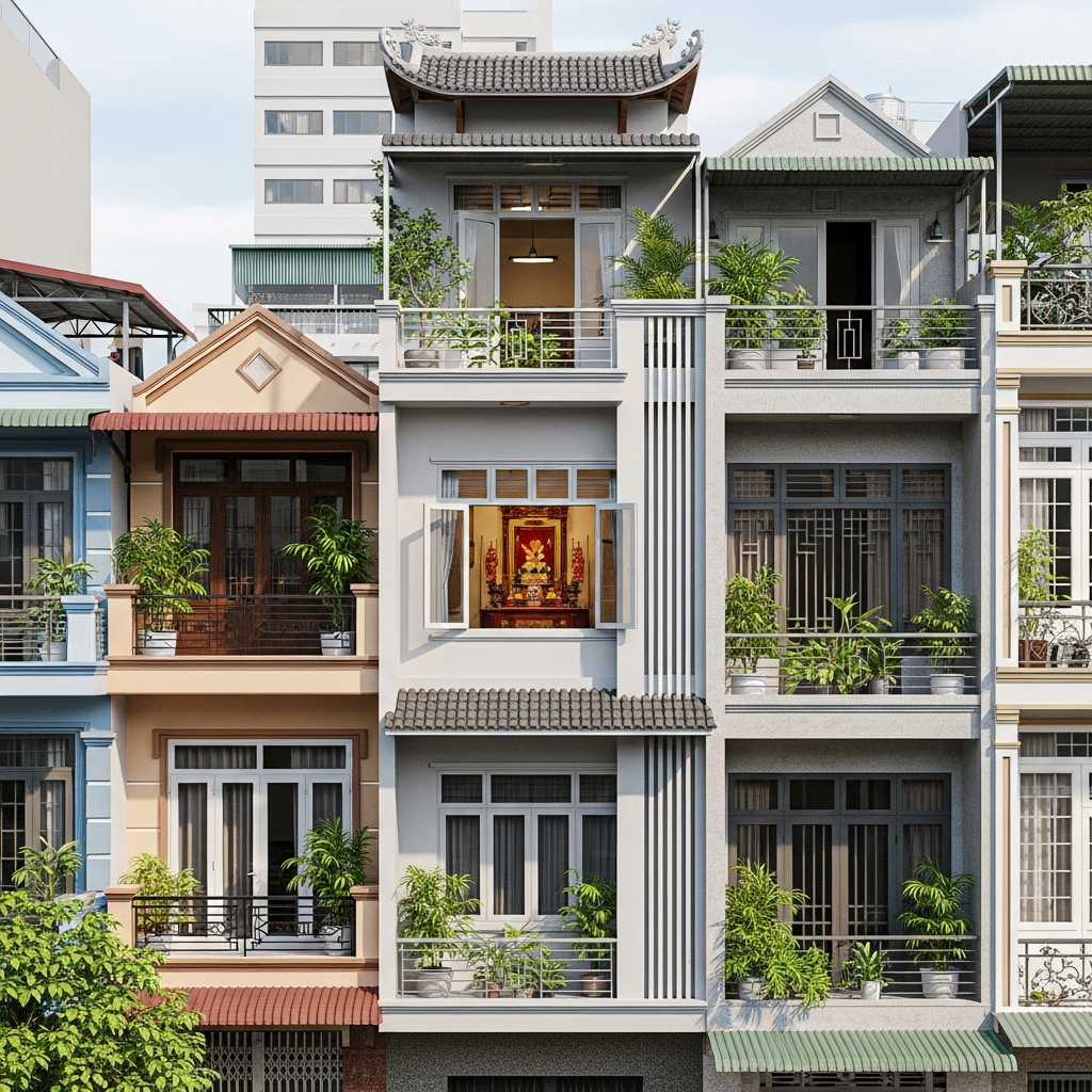 Nhà Thờ Kết Hợp Nhà Ống (3)