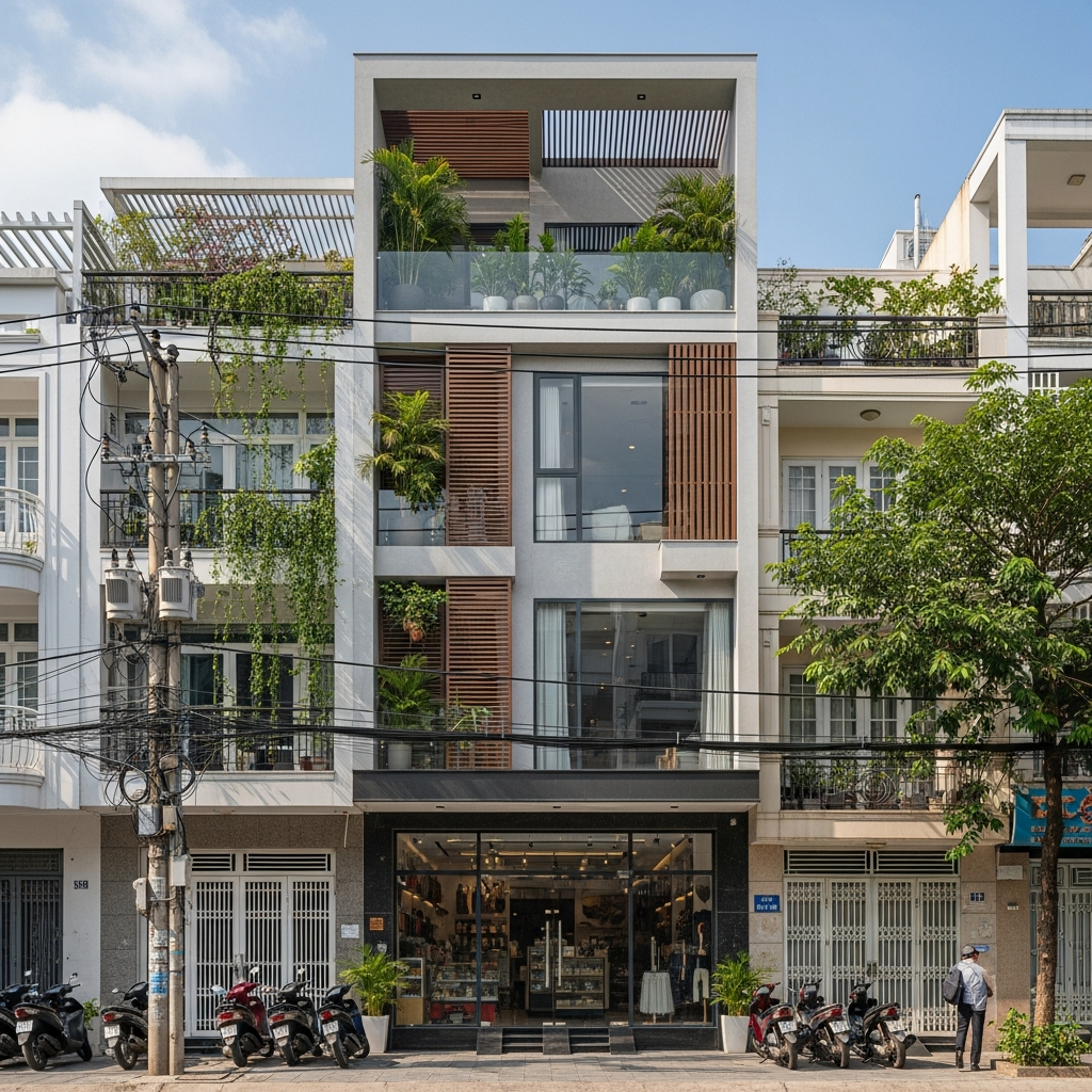 Mẫu Thiết Kế Nhà Phố (5)