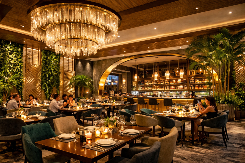 thiết kế nhà hàng hàng
