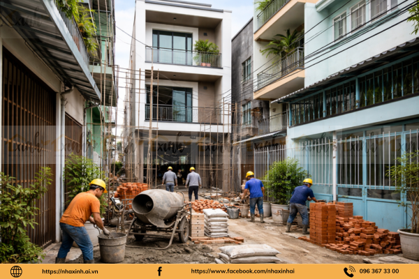 thi công nhà hẻm

