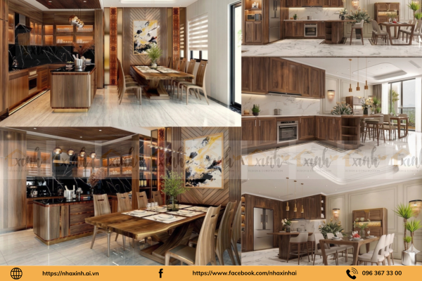 bố trí bếp đúng phông thuỷ
