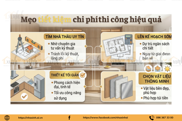 lựa chọn vật liệu phong thuỷ bếp
