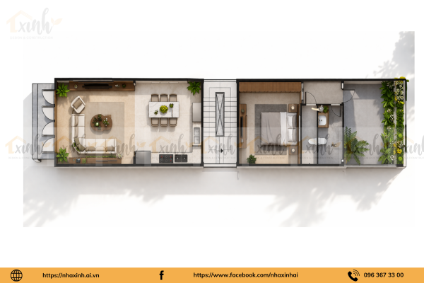 sơ đồ bố trí công năng