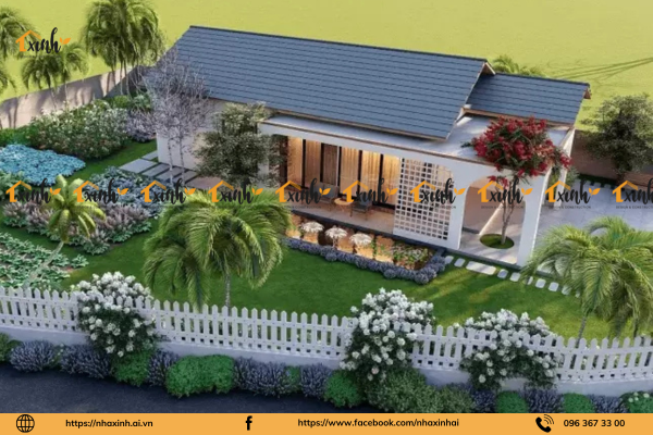 thiết kế nhà vườn sống xanh
