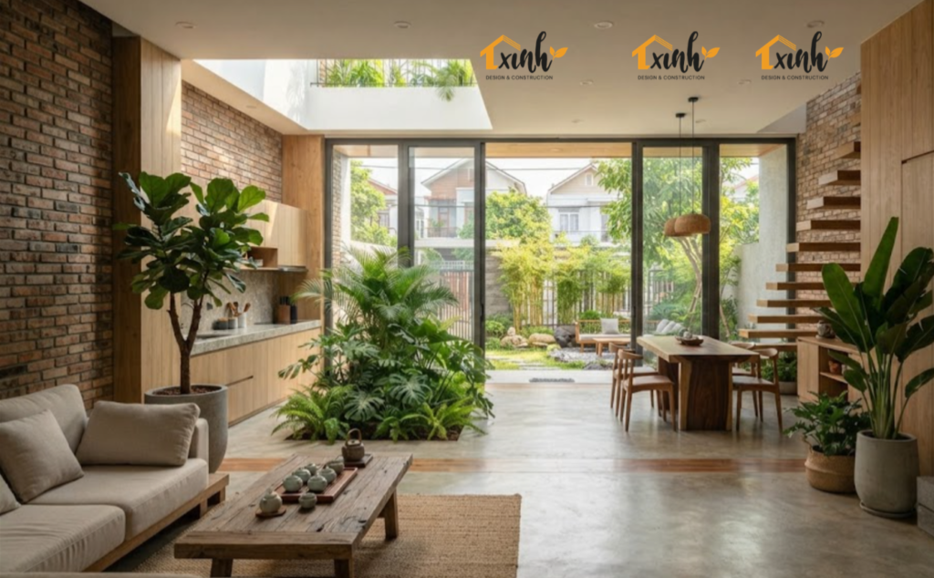 Không gian sống lý tưởng hòa quyện với yếu tố thiên nhiên